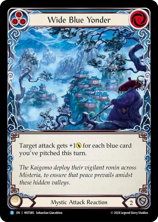 Wide Blue Yonder (85) [MST] - Flesh and Blood TCG Single
