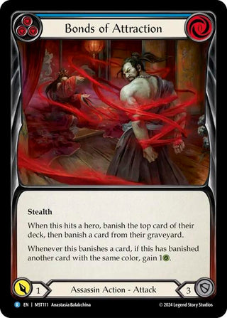 Bonds of Attraction (Blue) (111) [MST] - Flesh and Blood TCG Single