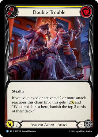 Double Trouble (Yellow) (113) [MST] - Flesh and Blood TCG Single
