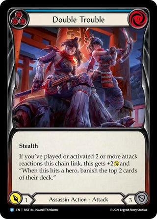 Double Trouble (Blue) (114) [MST] - Flesh and Blood TCG Single