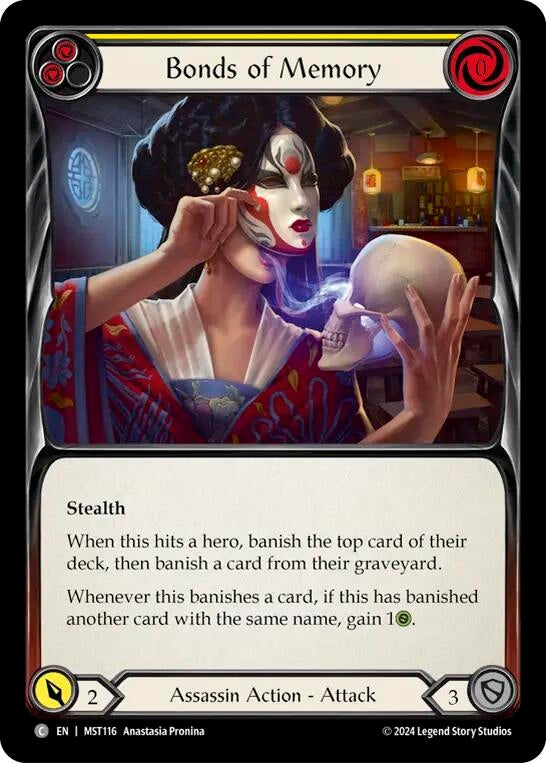 Bonds of Memory (Yellow) (116) [MST] - Flesh and Blood TCG Single