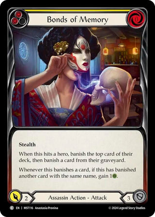 Bonds of Memory (Yellow) (116) [MST] - Flesh and Blood TCG Single