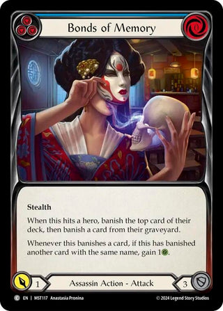 Bonds of Memory (Blue) (117) [MST] - Flesh and Blood TCG Single