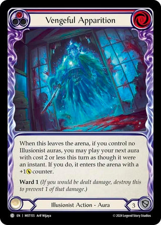 Vengeful Apparition (Red) (155) [MST] - Flesh and Blood TCG Single