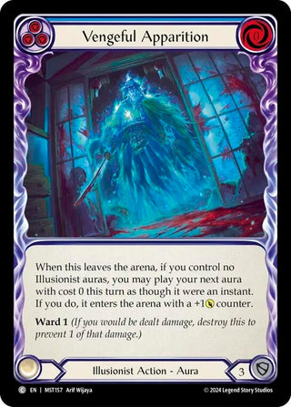 Vengeful Apparition (Blue) (157) [MST] - Flesh and Blood TCG Single