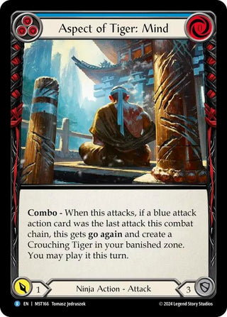 Aspect of Tiger: Mind (166) [MST] - Flesh and Blood TCG Single