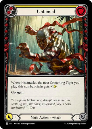 Untamed (Yellow) (186) [MST] - Flesh and Blood TCG Single