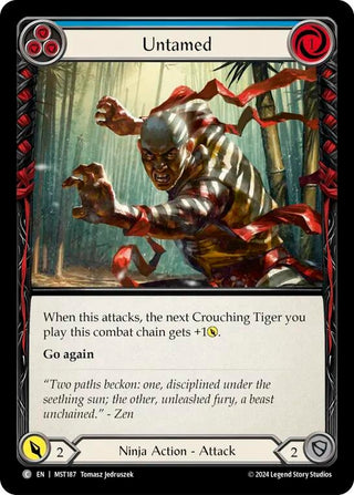 Untamed (Blue) (187) [MST] - Flesh and Blood TCG Single