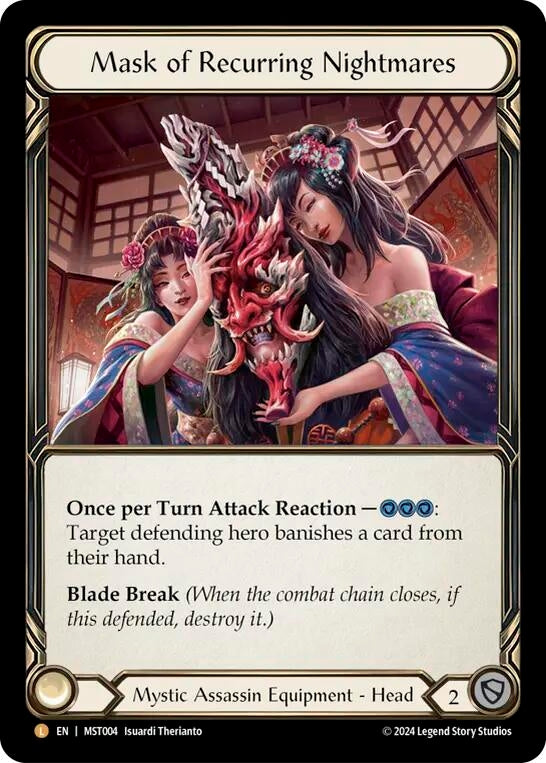 Mask of Recurring Nightmares (4) [MST] - Flesh and Blood TCG Single