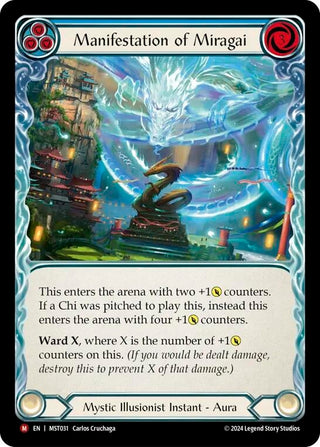 Manifestation of Miragai (31) [MST] - Flesh and Blood TCG Single
