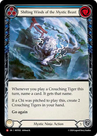 Shifting Winds of the Mystic Beast (52) [MST] - Flesh and Blood TCG Single