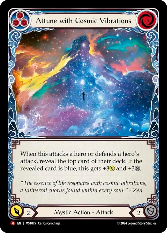 Attune with Cosmic Vibrations (75) [MST] - Flesh and Blood TCG Single