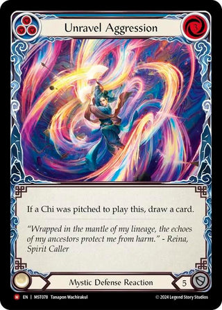 Unravel Aggression (78) [MST] - Flesh and Blood TCG Single