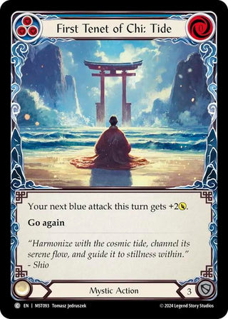 First Tenet of Chi: Tide (93) [MST] - Flesh and Blood TCG Single