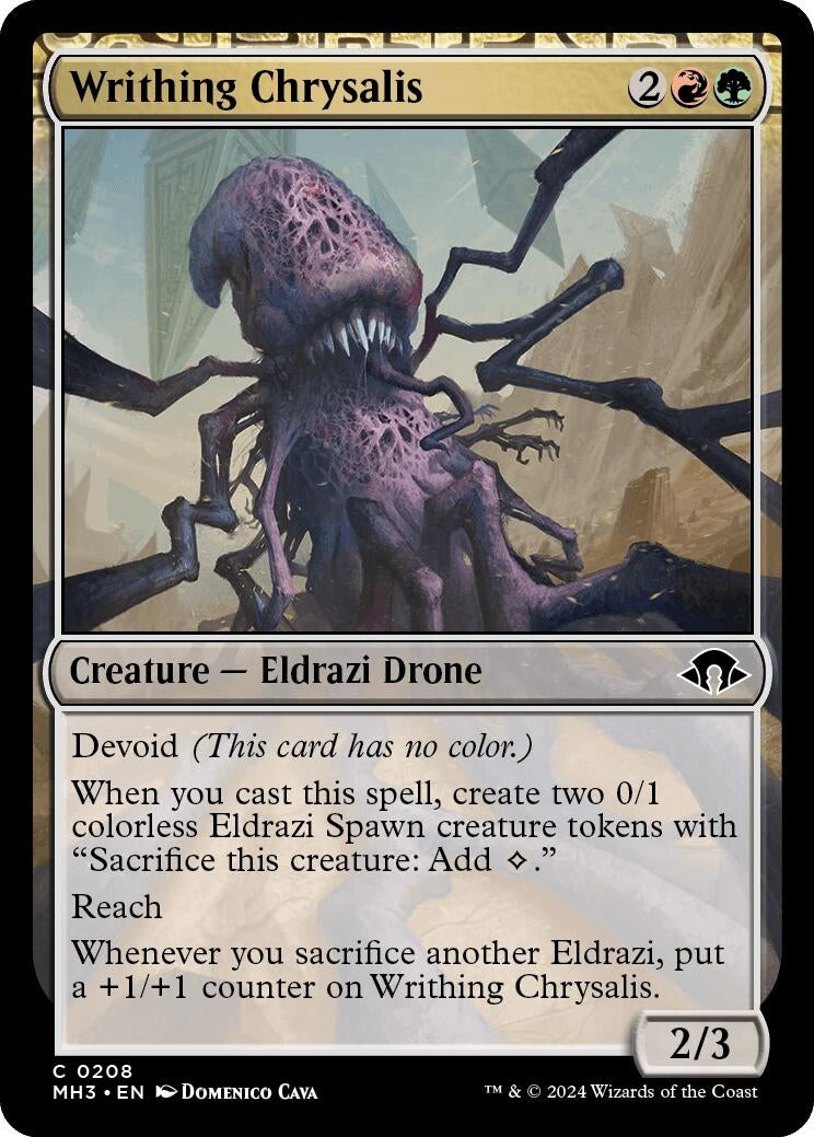 Writhing Chrysalis (208) [MH3] - MTG Single