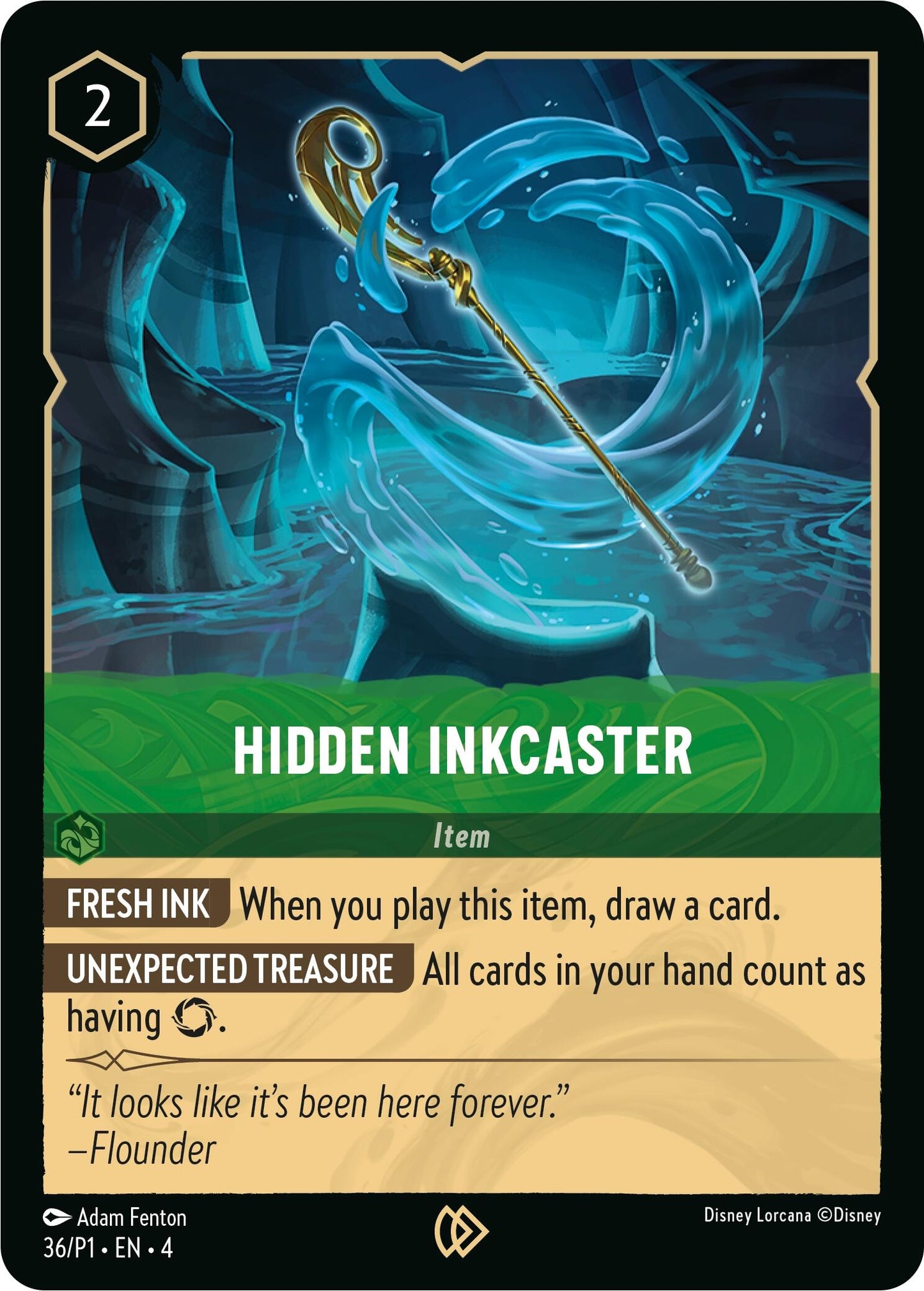 Hidden Inkcaster (36) (DLPC) - Disney Lorcana Single