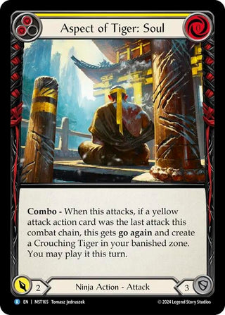 Aspect of Tiger: Soul (165) [MST] - Flesh and Blood TCG Single