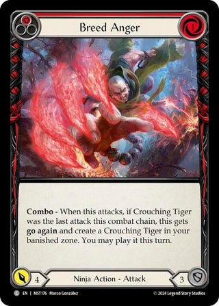 Breed Anger (Red) (176) [MST] - Flesh and Blood TCG Single