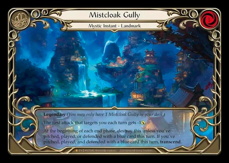Mistcloak Gully // Inner Chi (0) [MST] - Flesh and Blood TCG Single