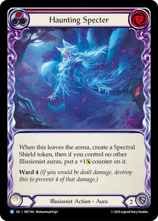 Haunting Specter (Red) (140) [MST] - Flesh and Blood TCG Single
