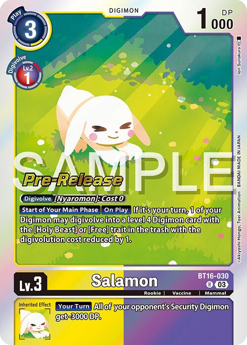 Salamon (16030) [BT16_PR] - Digimon Card Game Single