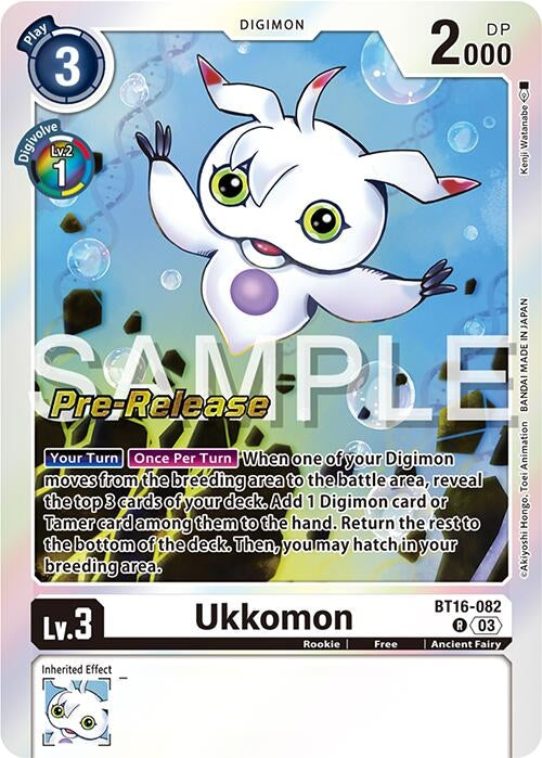 Ukkomon (16082) [BT16_PR] - Digimon Card Game Single