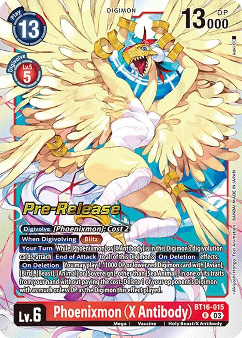 Phoenixmon (X Antibody) (16015) [BT16_PR] - Digimon Card Game Single