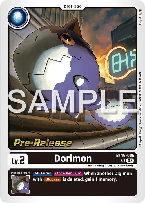 Dorimon (16005) [BT16_PR] - Digimon Card Game Single