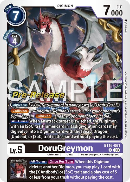 DoruGreymon (16061) [BT16_PR] - Digimon Card Game Single