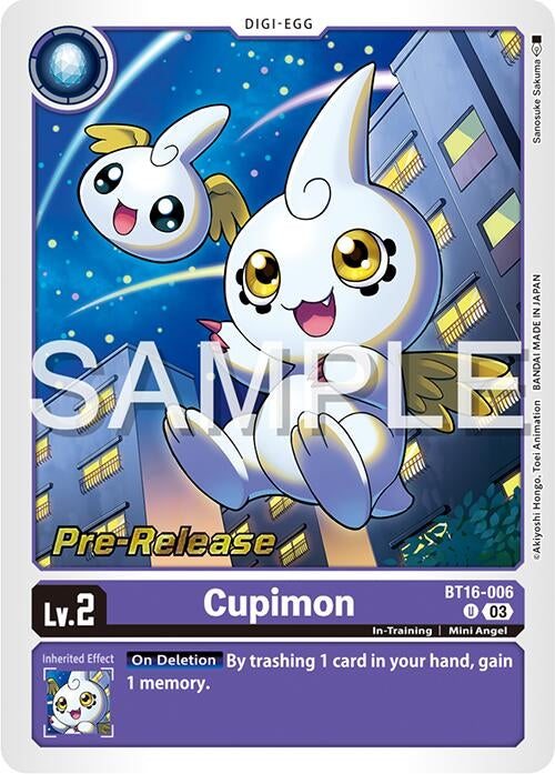 Cupimon (16006) [BT16_PR] - Digimon Card Game Single