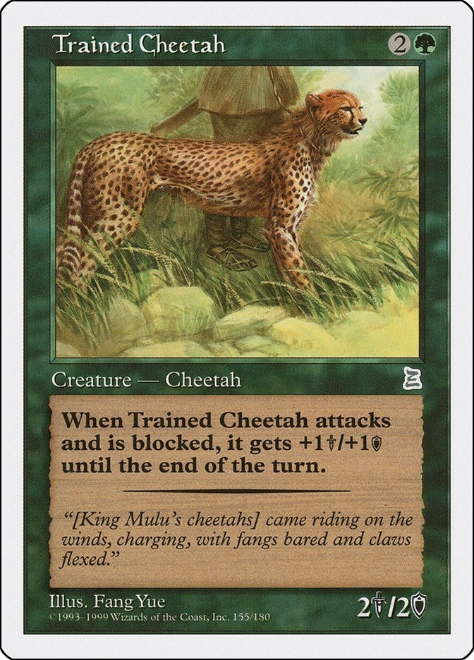 Trained Cheetah (155) [PTK] - MTG Single
