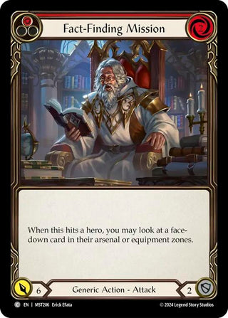 Fact-Finding Mission (Red) (206) [MST] - Flesh and Blood TCG Single