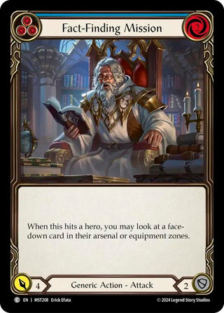 Fact-Finding Mission (Blue) (208) [MST] - Flesh and Blood TCG Single