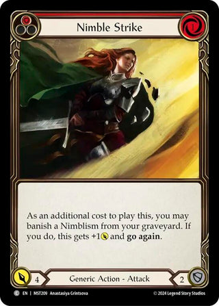 Nimble Strike (Red) (209) [MST] - Flesh and Blood TCG Single