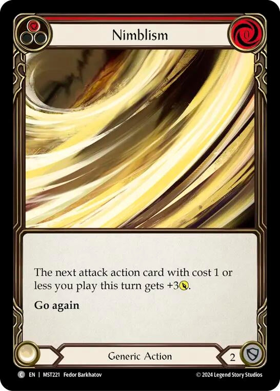 Nimblism (Red) (221) [MST] - Flesh and Blood TCG Single