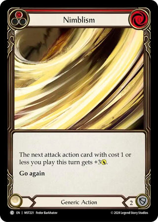 Nimblism (Red) (221) [MST] - Flesh and Blood TCG Single