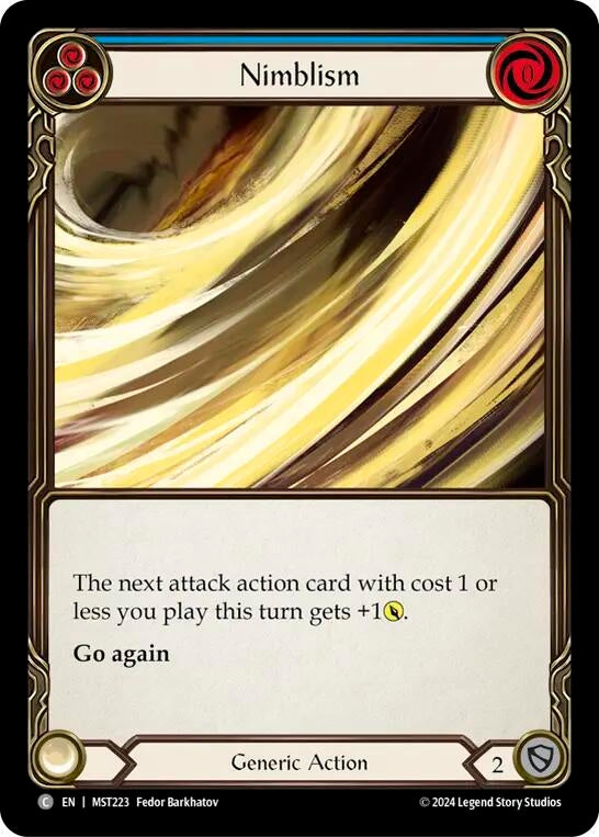 Nimblism (Blue) (223) [MST] - Flesh and Blood TCG Single