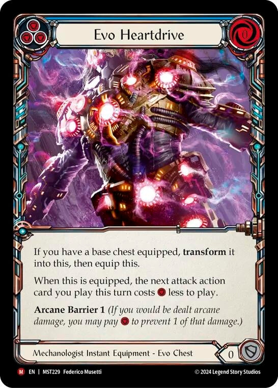 Evo Heartdrive (229) [MST] - Flesh and Blood TCG Single