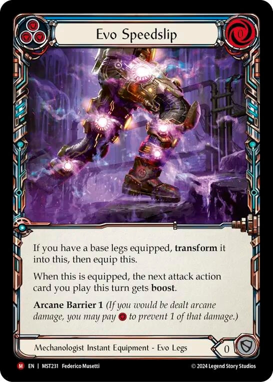 Evo Speedslip (231) [MST] - Flesh and Blood TCG Single