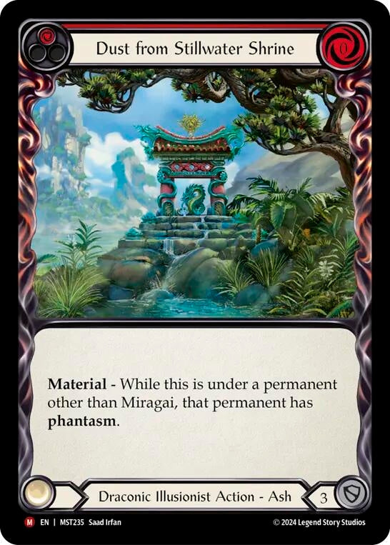 Dust from Stillwater Shrine (235) [MST] - Flesh and Blood TCG Single