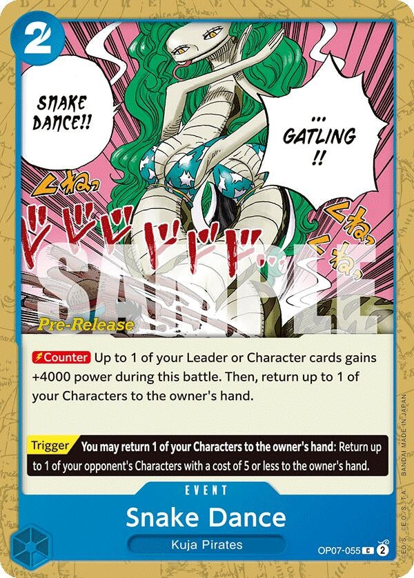 Snake Dance (7055) (OP07 PRE) - One Piece Card Game Single