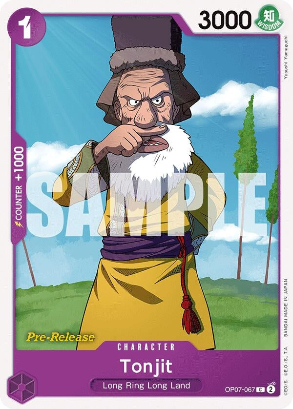 Tonjit (7067) (OP07 PRE) - One Piece Card Game Single