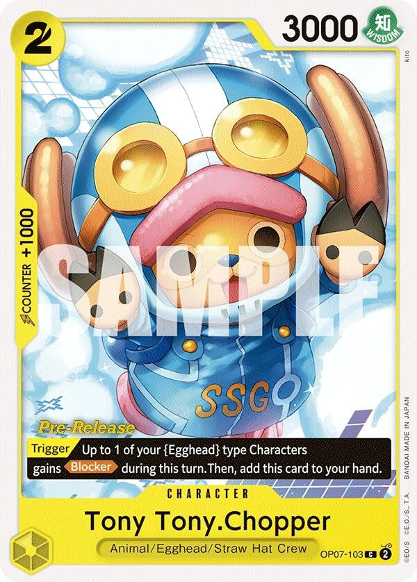 Tony Tony.Chopper (103) (7103) (OP07 PRE) - One Piece Card Game Single