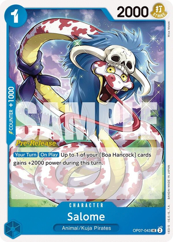 Salome (7043) (OP07 PRE) - One Piece Card Game Single