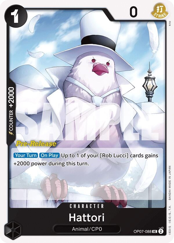 Hattori (7088) (OP07 PRE) - One Piece Card Game Single