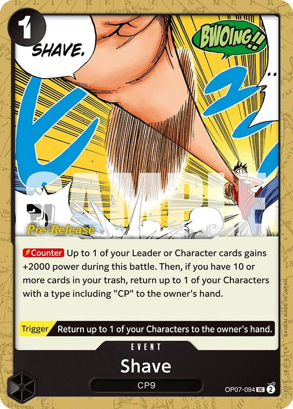 Shave (7094) (OP07 PRE) - One Piece Card Game Single