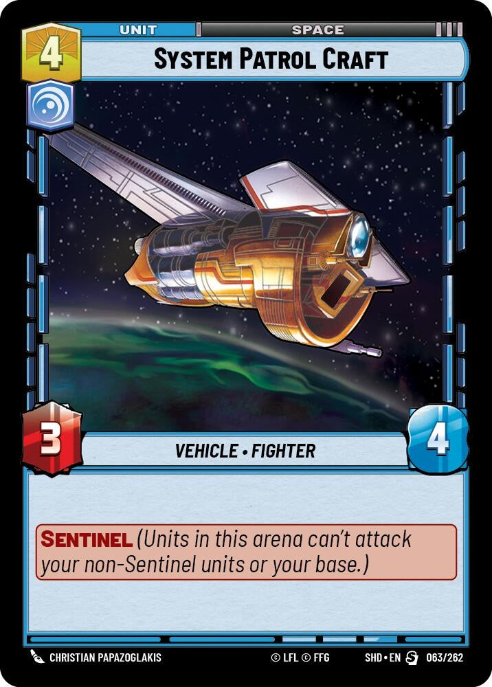 System Patrol Craft (63) (SHD) - Star Wars: Unlimited Single