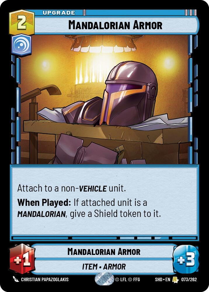 Mandalorian Armor (73) (SHD) - Star Wars: Unlimited Single