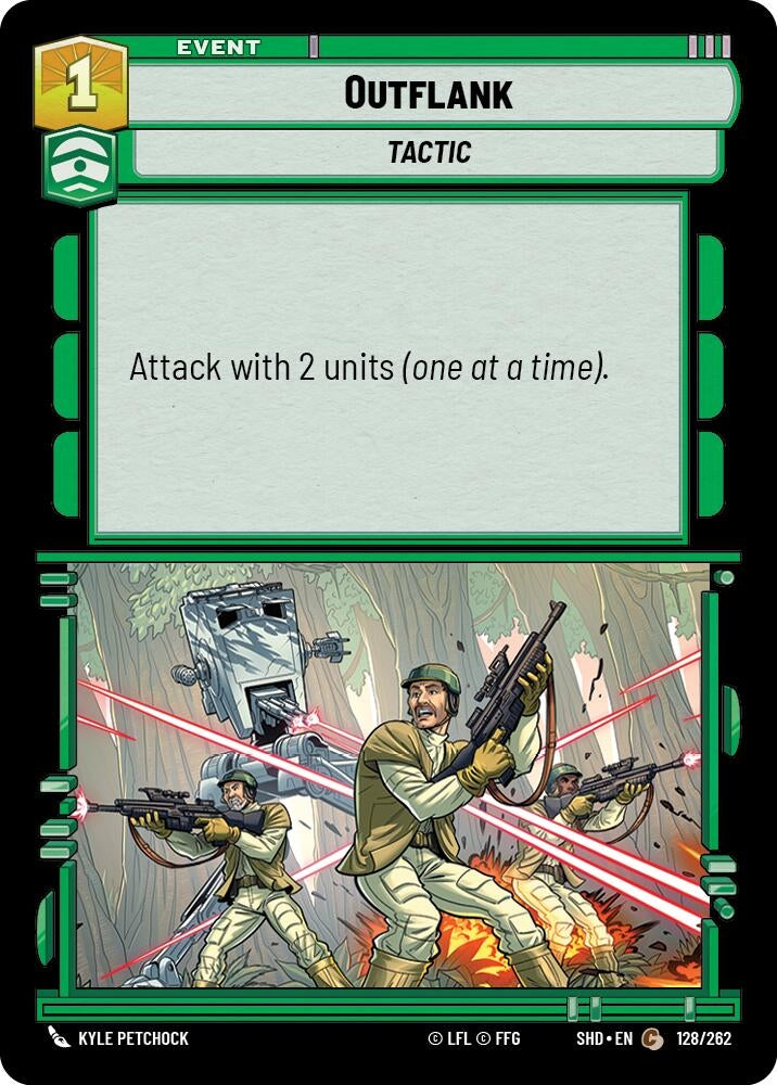 Outflank (128) (SHD) - Star Wars: Unlimited Single