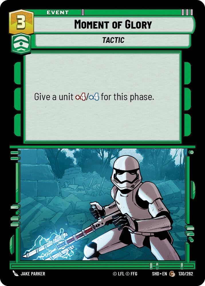 Moment of Glory (130) (SHD) - Star Wars: Unlimited Single